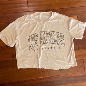 White Los Angeles California T-Shirt